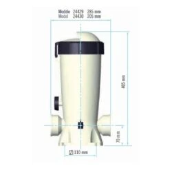 Doseur De Chlore - Brome - By Pass - 3,5 Kg Astral -Piscine Nettoyage Magasin img 1597 03 1080