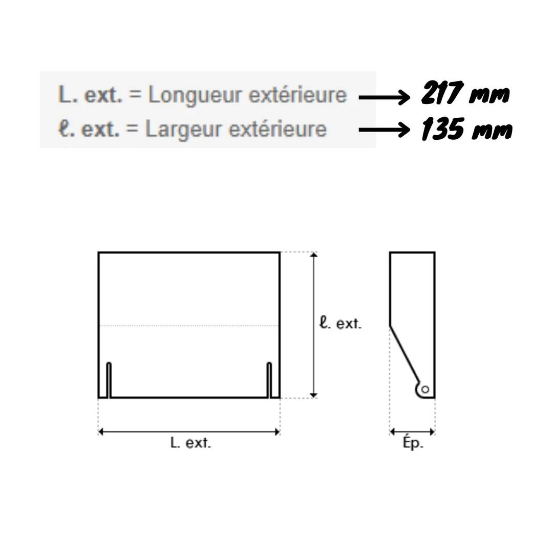 Volet Skimmer HD100 CERTIKIN Référence SCP423 2 Volet Skimmer HD100 CERTIKIN Référence SCP423 – Image 2