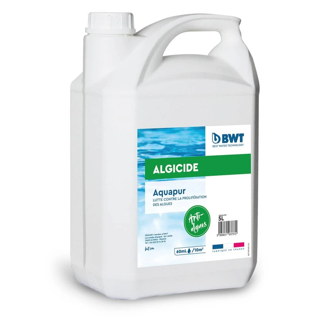 Anti Algue Piscine - AquaPur - 5L BWT 1 Anti Algue Piscine - AquaPur - 5L BWT