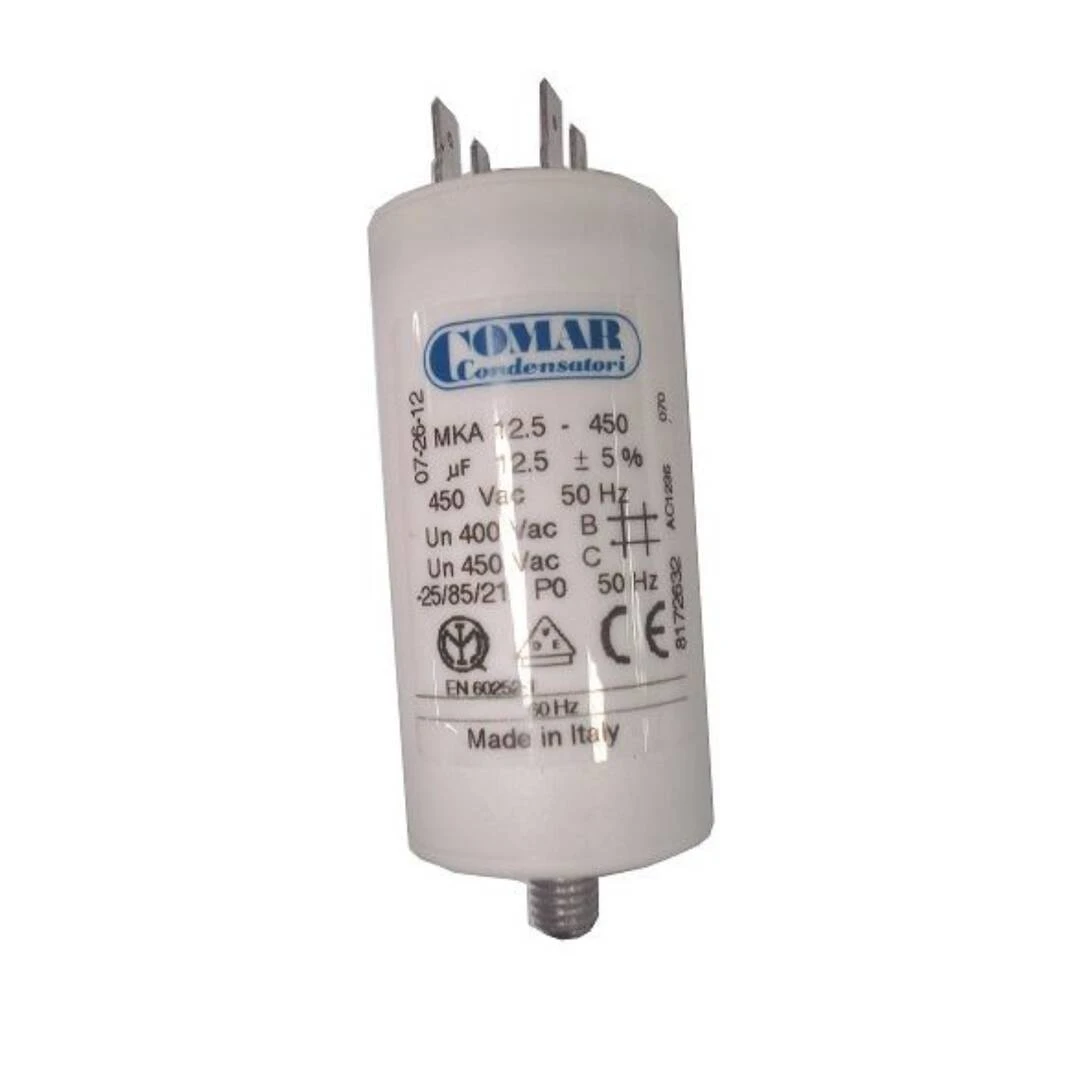 Condensateur 12,5 μF - Cosses - Pompes Piscine 1 Condensateur 12,5 μF - Cosses - Pompes Piscine