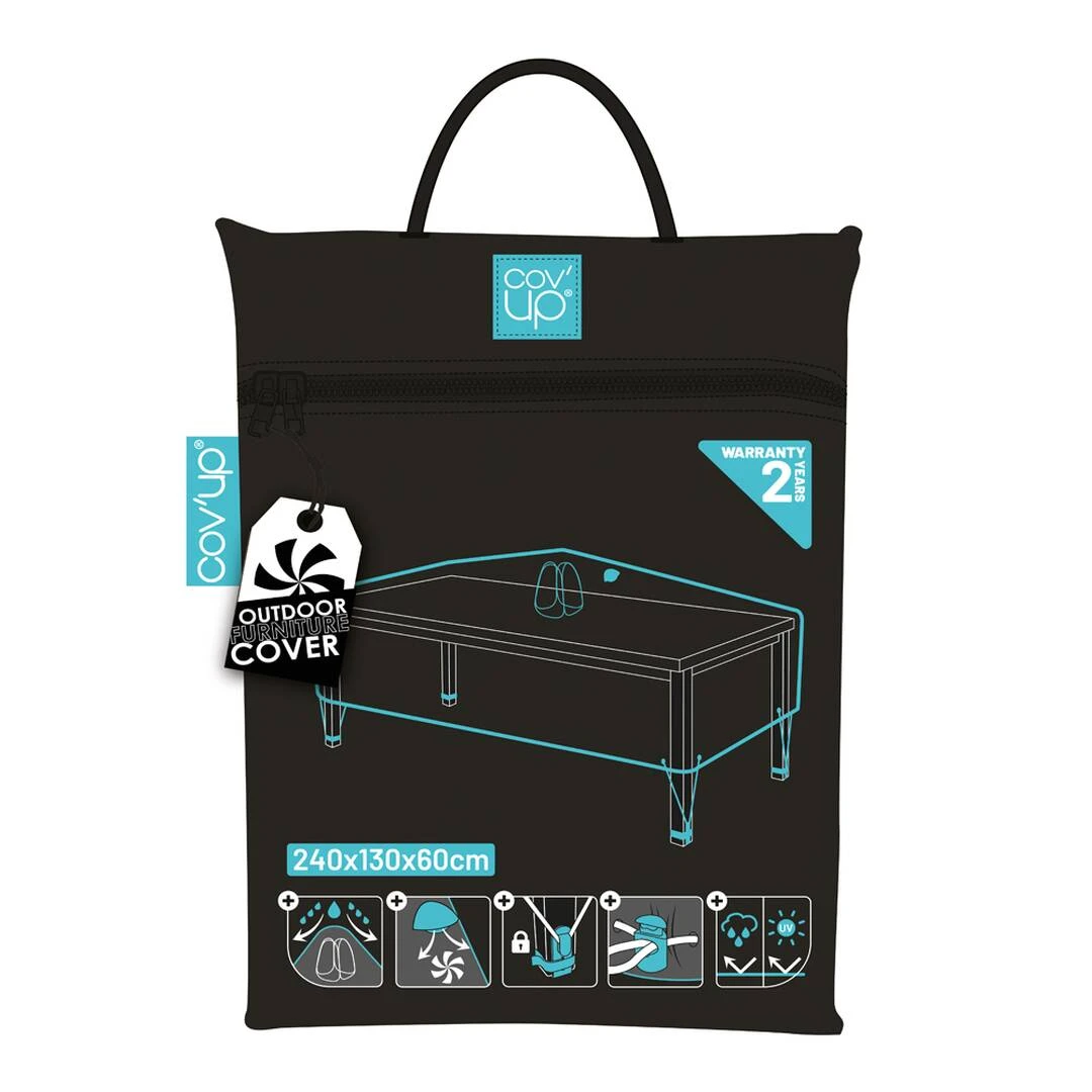 Housse De Table De Jardin - Rectangulaire XL 2 Housse De Table De Jardin - Rectangulaire XL – Image 2