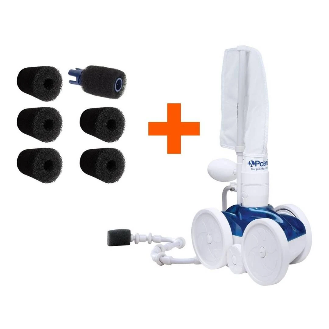 Robot Polaris 280 + Consommable Adaptable : 6 Mousses + 1 Buse 1 Robot Polaris 280 + Consommable Adaptable : 6 Mousses + 1 Buse